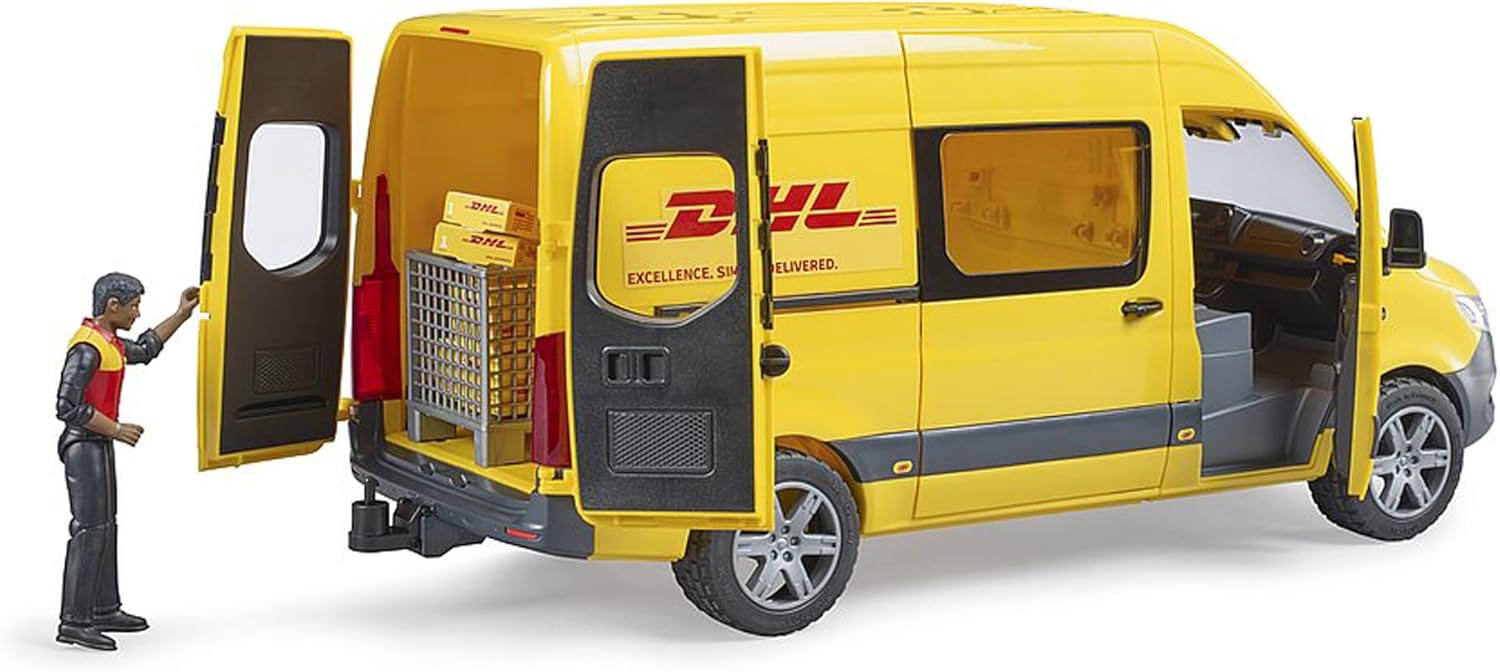 Bruder MB Sprinter DHL with Driver 02671 - Colorland Toys