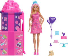 Barbie Party Unboxed Surprise And Slide JKF66 - Colorland Toys