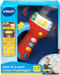 VTECH Spin And Learn Colours Torch VT80-185903 - Colorland Toys