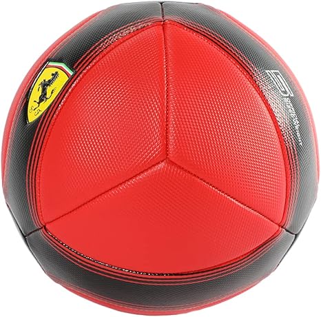 Mesuca Ferrari 5 Machine Sewing Soccer Ball Black Red F661 - Colorland Toys