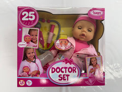 Bayer Doctor Set Doll 38-Cm With Led 93878AA - Colorland Toys