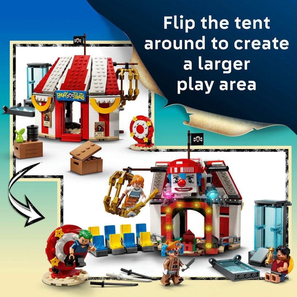 LEGO One Piece Buggy the Clown's Circus Tent 65275645637 - Colorland Toys