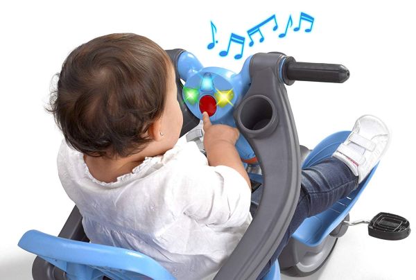 Feber Tricycle Baby Plus Music Blue Orange 800012100 - Colorland Toys