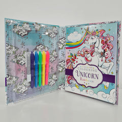 Hinkler Kaleidoscope Colouring Kit Unicorn Rainbows HK915994 - Colorland Toys