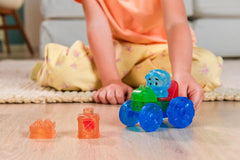 Goliath Jelly Blox Tractor Set – 12 Piece Sensory Building Blocks - Colorland Toys