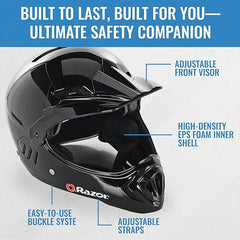 Razor Child Fullface Gloss Helmet Black - Colorland Toys