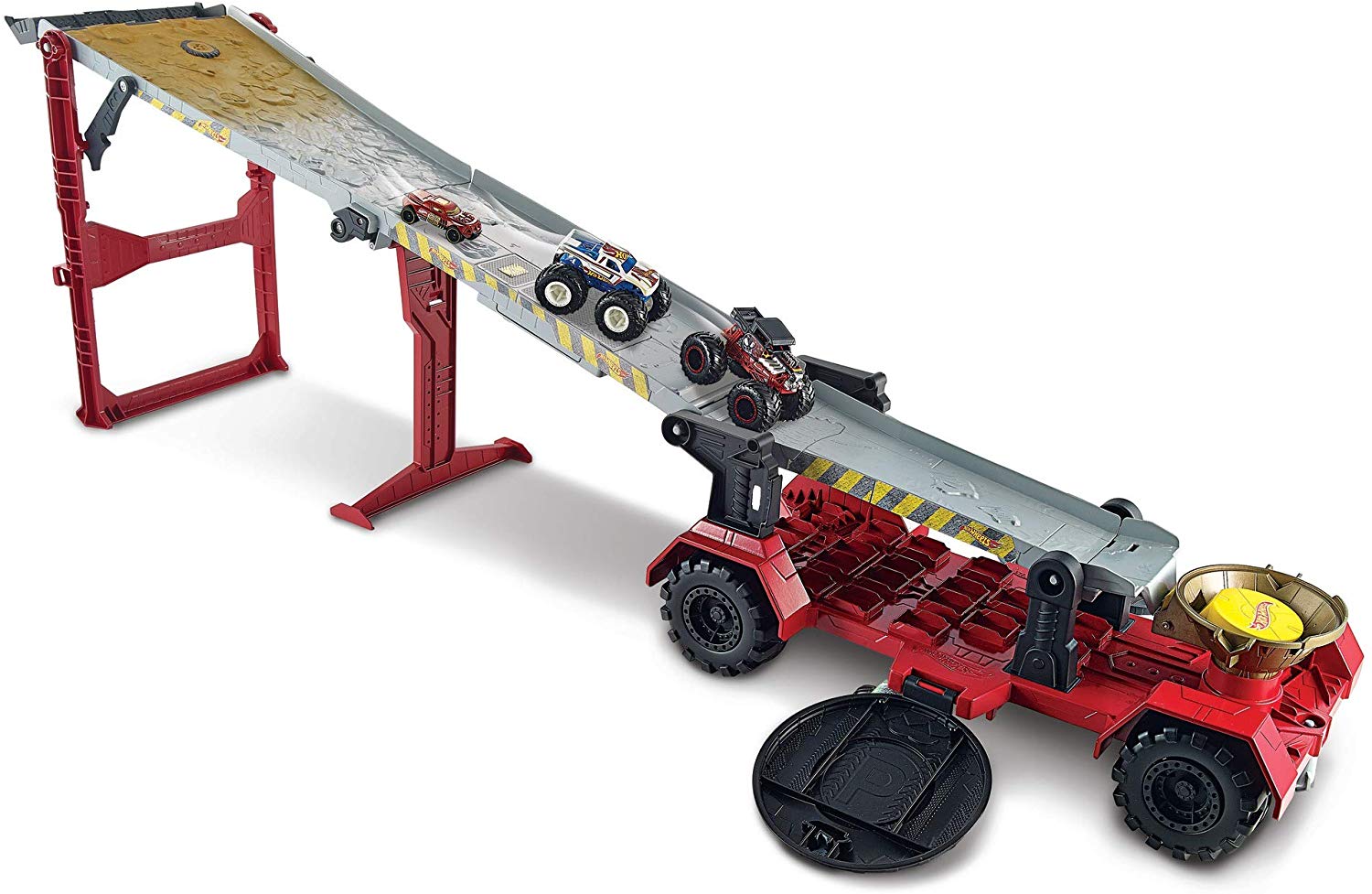 Hot Wheels Monster Trucks Downhill Race & Go GFR15 - Colorland Toys