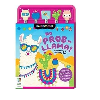 Hinkler No Prob-llama Colouring & Activity Set 947773 - Colorland Toys