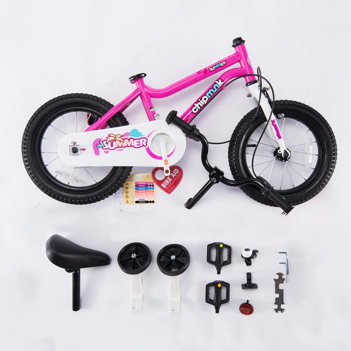 CHIPMUNK BICYCLE MK 14 INCH PINK CM14-1P - Colorland Toys