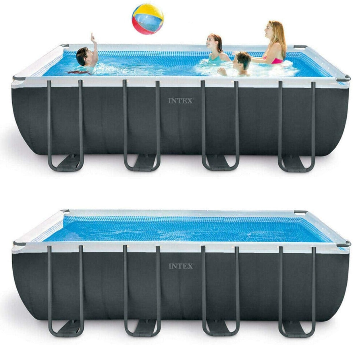 Intex Ultra XTR Frame Pool 5.4 X 2.74 X 1.32 m (with Filter, Pump, Cover, Ladder) - 26356 - Colorland Toys