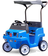 Step2 Side-by-Side Push Around SUV Two-Seater Push Car - Blue 483399