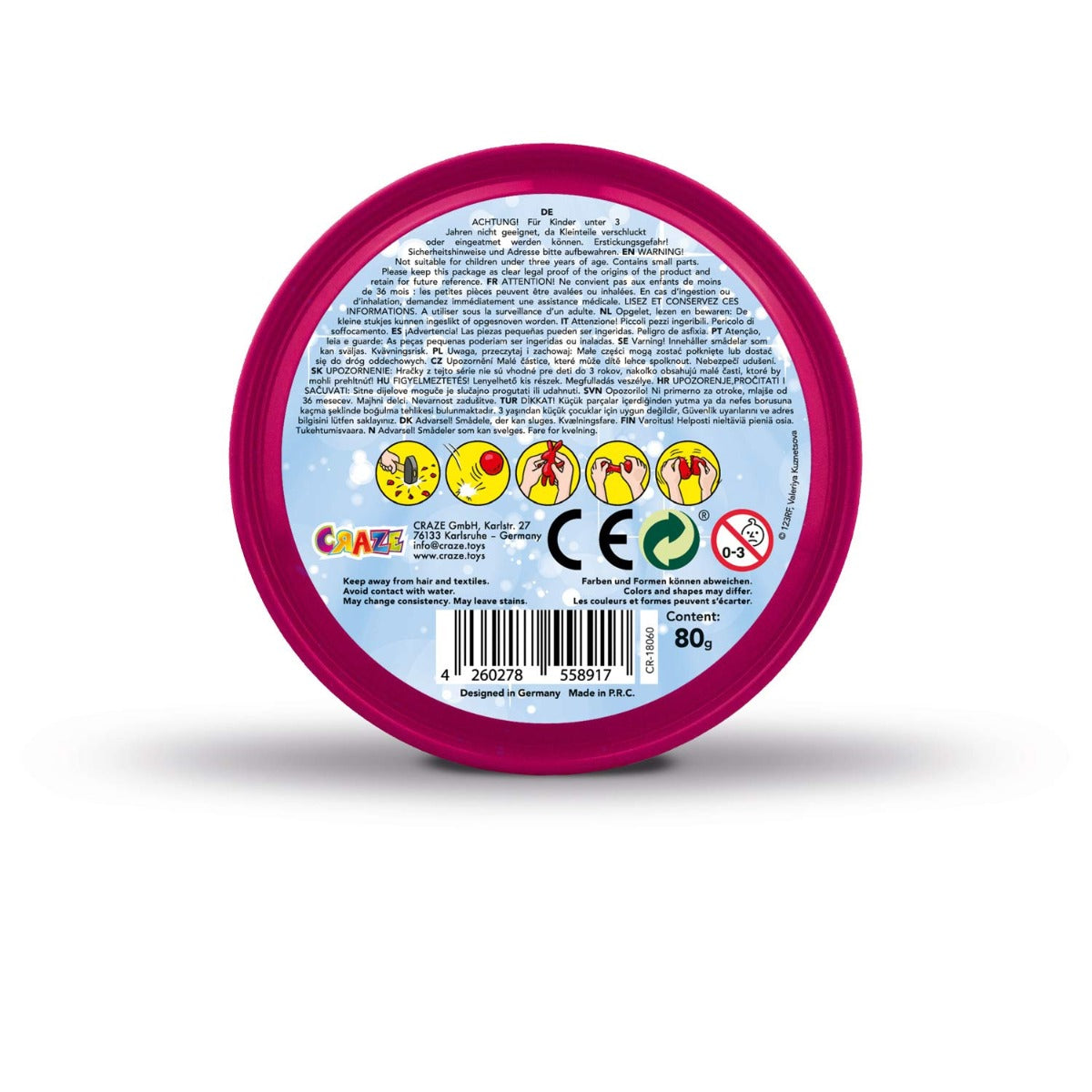 CRAZE Magic Dough Unicorn Edition 58917 - Colorland Toys