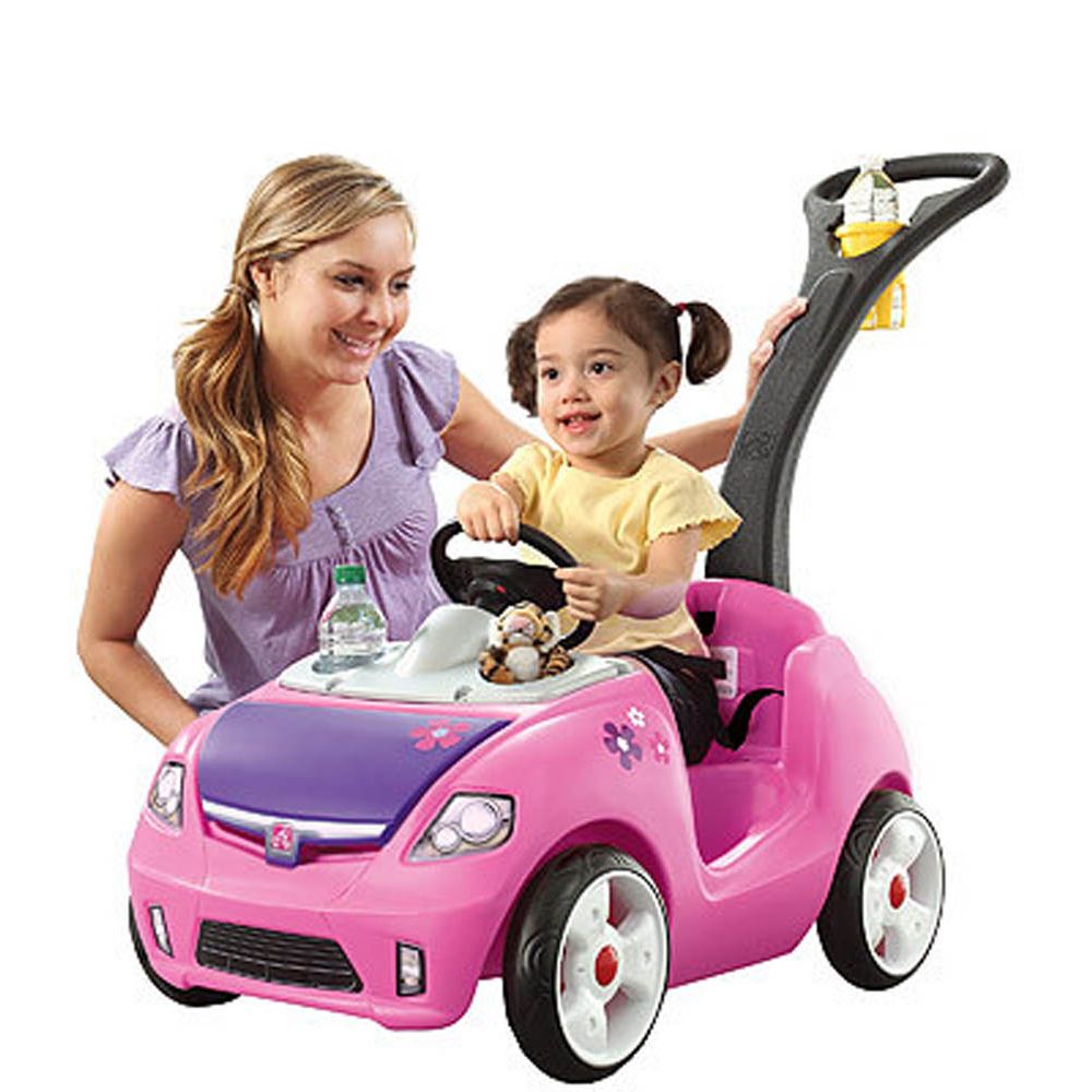 Step2 Whisper Ride II Ride On Push Car Pink 824200 - Colorland Toys