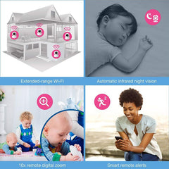 Vtech HD Pan & Tilt Video Monitor with Remote Access VM9900 - Colorland Toys