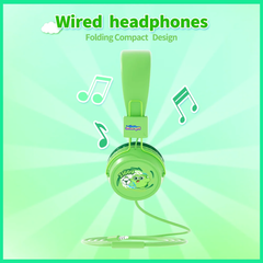Booma Beats Wired Headphones (Green)