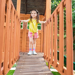 Kidkraft Boulder Bluff 2-in-1 Wooden Swing Set F29315 - Colorland Toys