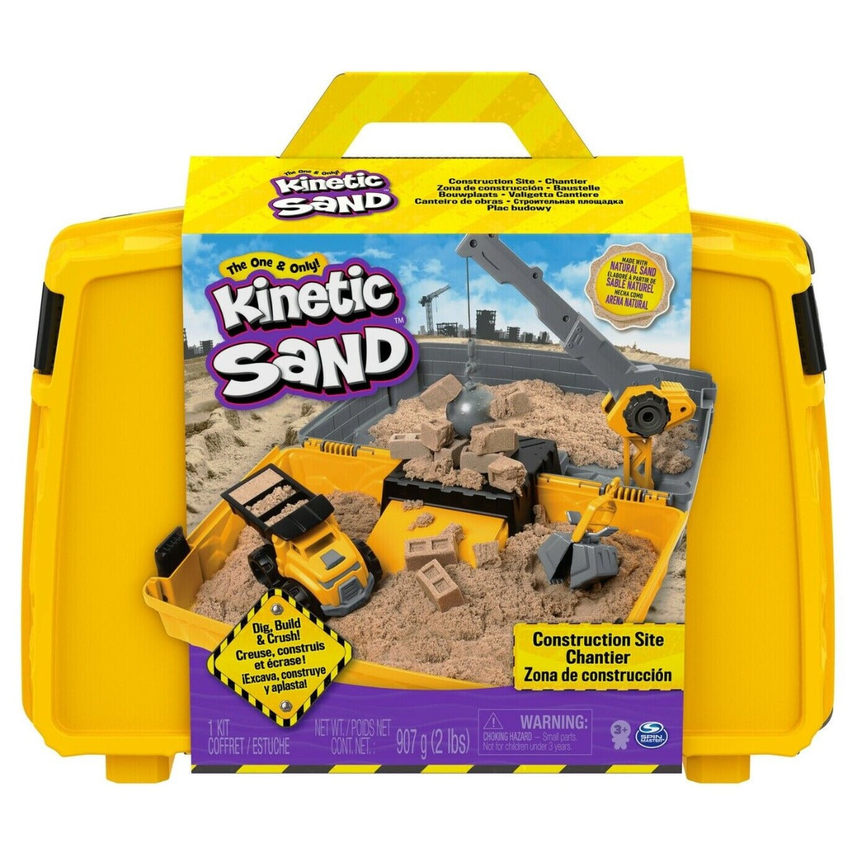 Kinetic Sand Construction Box Playset 6055877 - Colorland Toys