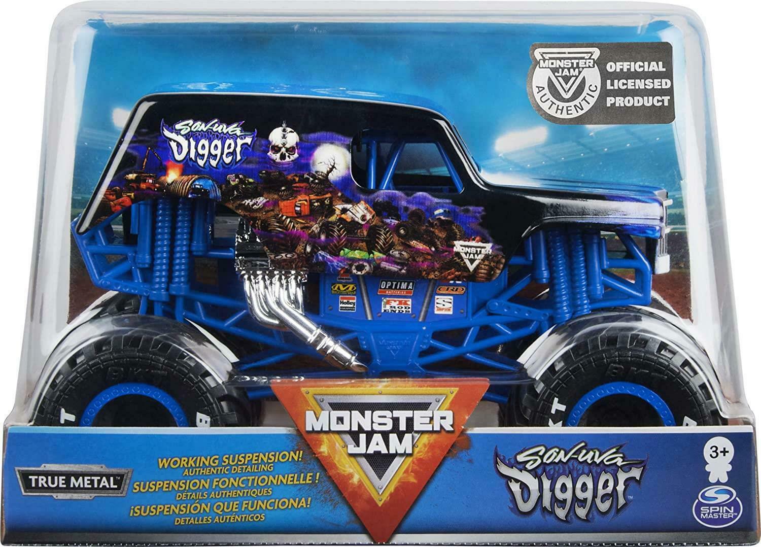 Monster Jam 1-24 Scale Die-Cast Monster Truck Assorted 6056371 - Colorland Toys