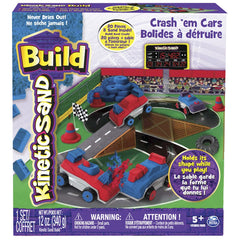 Kinetic Sand Build Crash Em Cars 6026967 - Colorland Toys