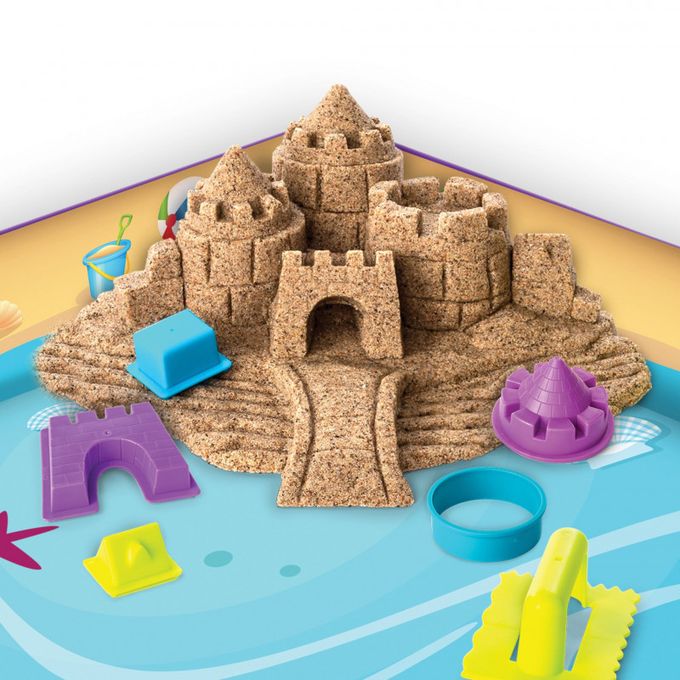 Kinetic Sand Beach Day Fun Set 12oz 6037424 - Colorland Toys