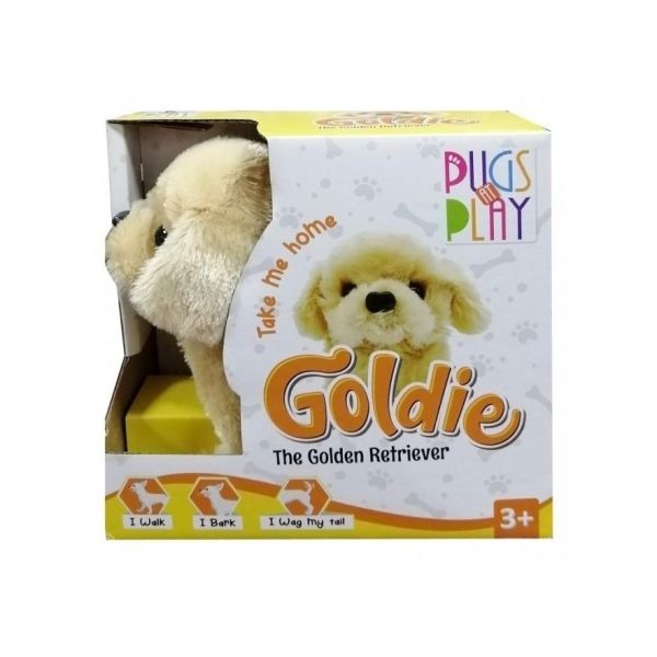 Pugs at Play Goldie The Golden Retriever ST-PAP05 - Colorland Toys