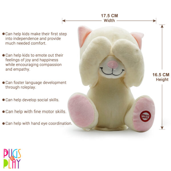 Pugs at Play Peek-a-Boo Chloe the Cat ST-PAP19 - Colorland Toys
