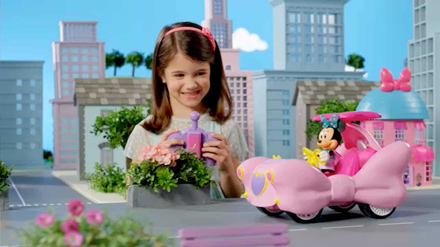 IMC TOYS Minnie Remote Control Thunder fashion Car Pink 184190 - Colorland Toys