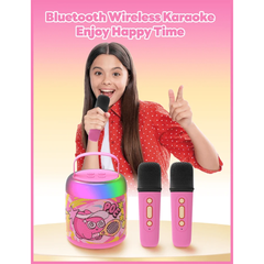 Jellie OK Wireless Karaoke Speaker (Pink)