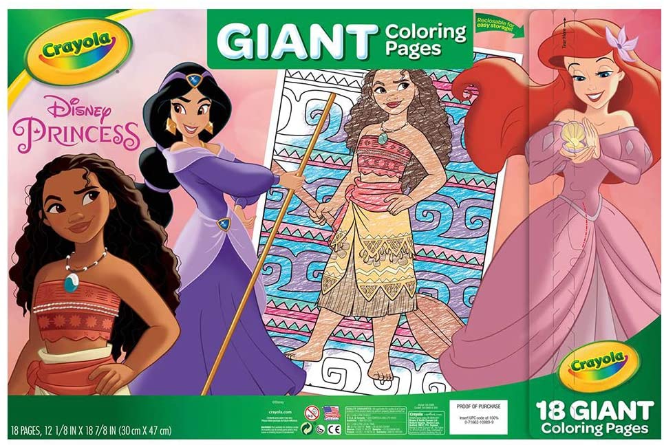 Crayola Giant Coloring Pages Disney Princess 04-0989 - Colorland Toys