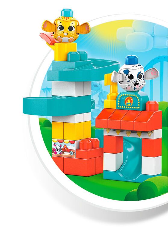 Mega Bloks Peek A Blocks Amusement Park - Colorland Toys