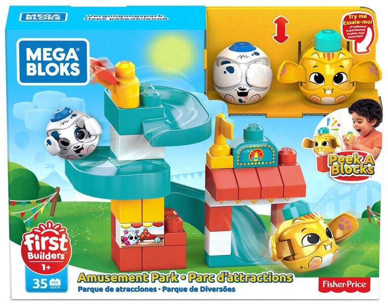 Mega Bloks Peek A Blocks Amusement Park - Colorland Toys