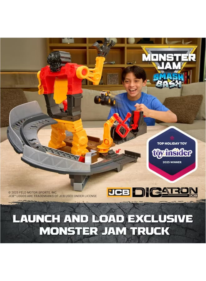 Monster Jam 1:64 Scale Smash & Bash Smashbot Playset 6072594 - Colorland Toys