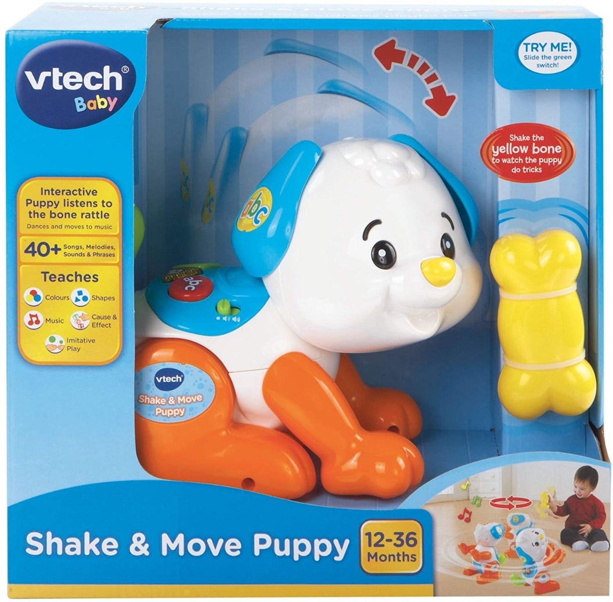 Vtech Shake & Move Puppy VT80-146903 - Colorland Toys