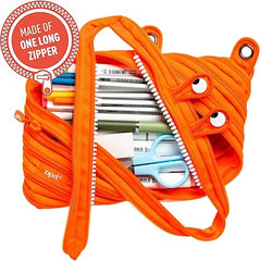 ZIPIT Neon Jumbo Pencil Case – Orange ZTJ-NN - Colorland Toys