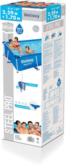Bestway Steel Pro Rectangular Deluxe Frame Pool 3mx2.01mx66cm 56411