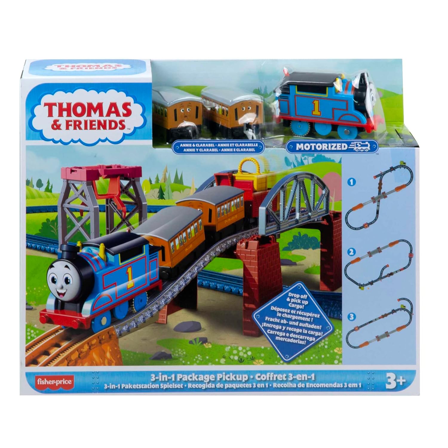 Fisher Price Thomas & Friends Motorized 3in1 Package Pickup - Colorland Toys