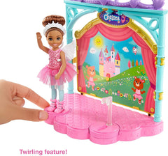 Barbie Club Chelsea Doll and Ballet Playset GHV81 - Colorland Toys
