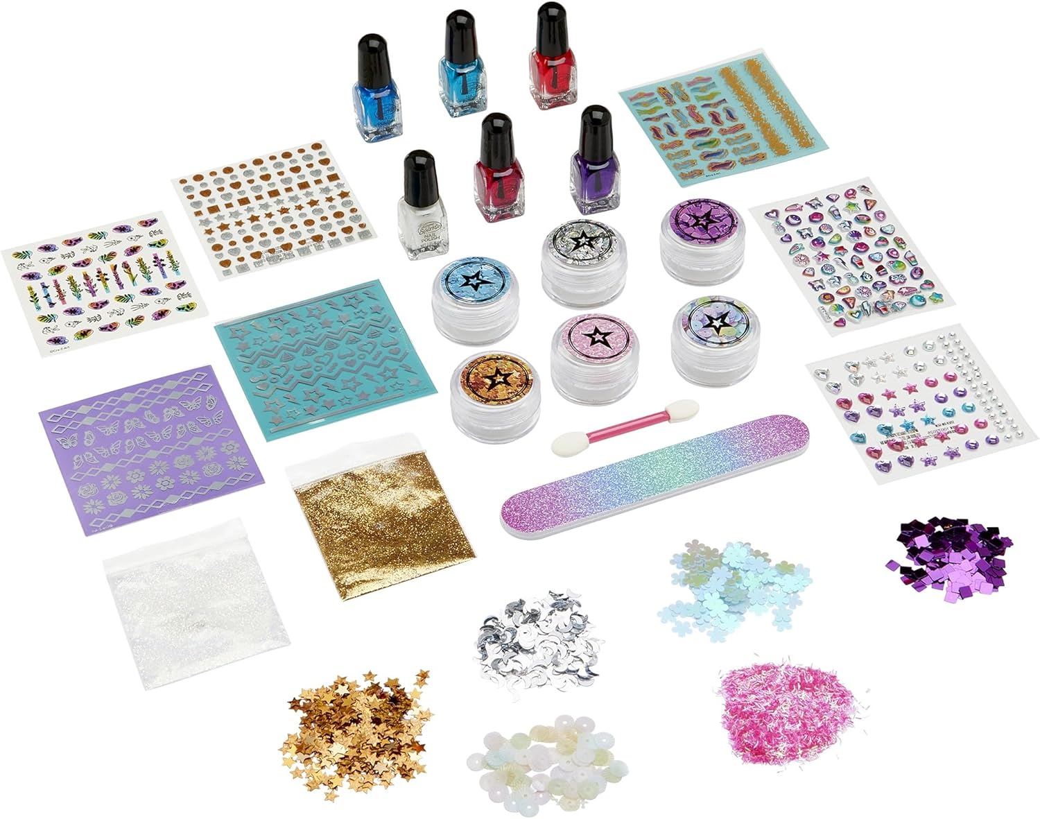 CraZArt Shimmer 'n Sparkle Jewel Nail Tint Designer SNS-65711 - Colorland Toys