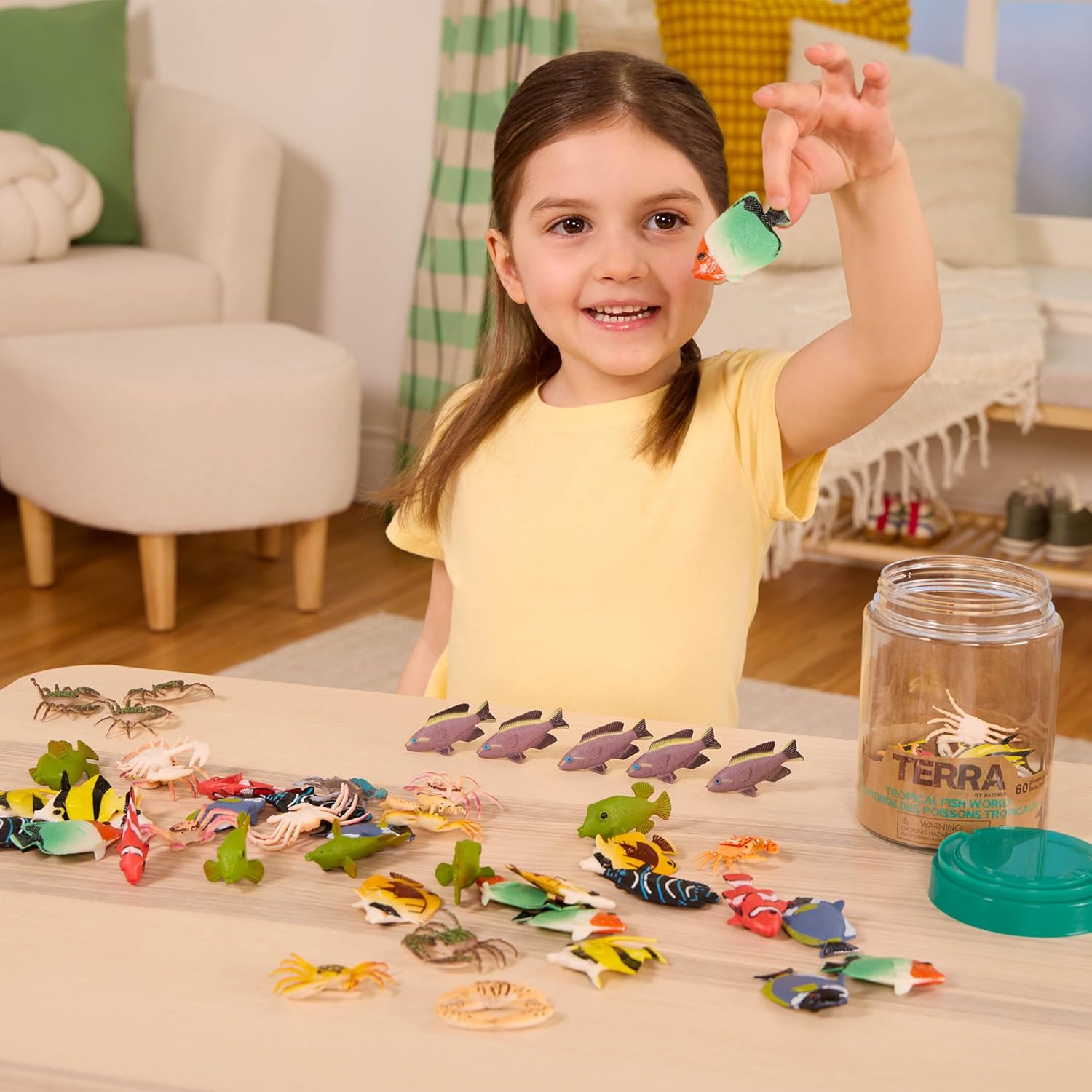 Terra Tub of Tropical Fish World Figures 60pcs AN2877Z - Colorland Toys