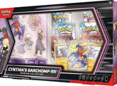 Pokémon TCG: Cynthia’s Garchomp ex Premium Collection – 6 Booster Packs, Promo Cards & Display Accessories - Colorland Toys