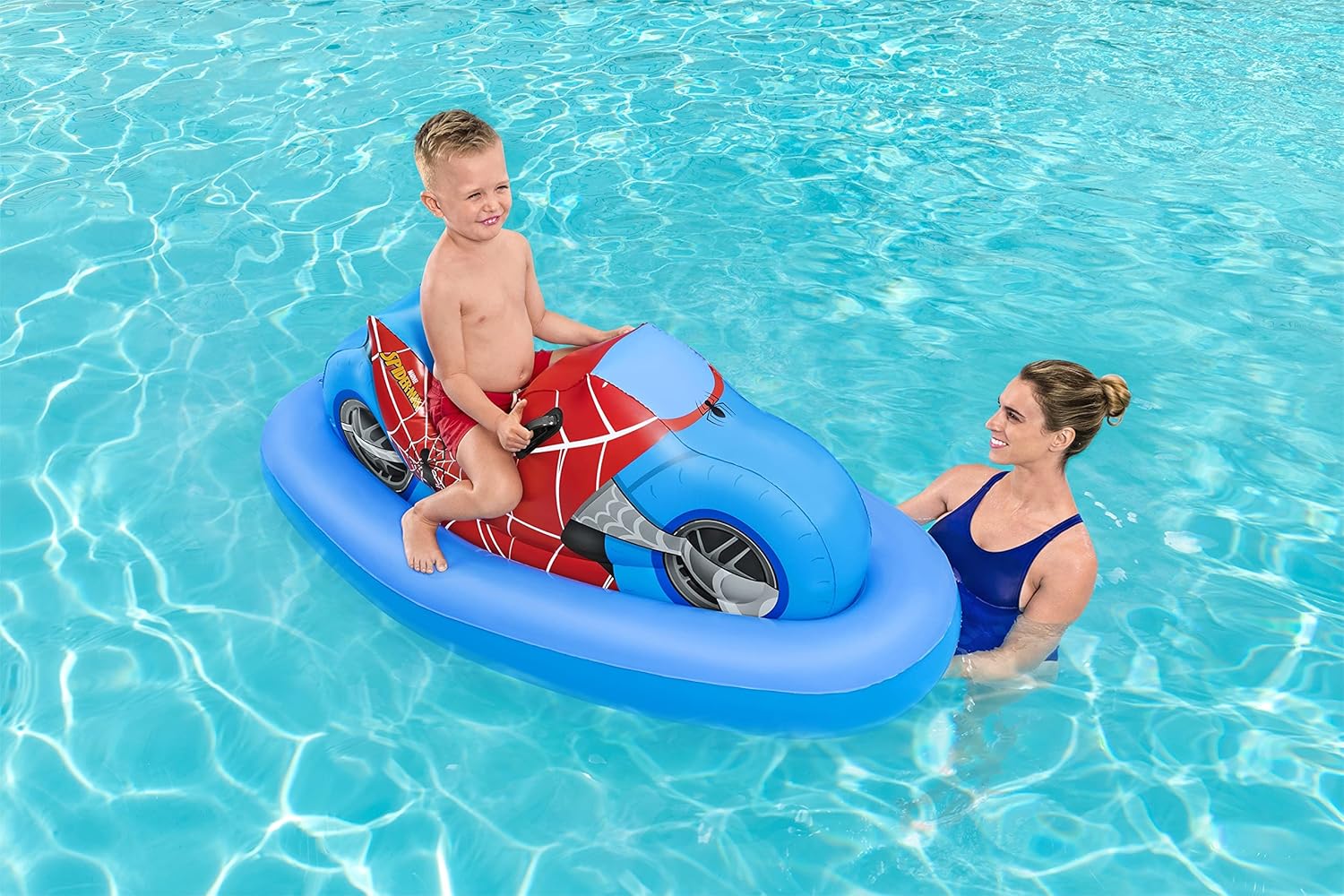 Bestway Marvel Spider-Man Inflatable Ride On 170x84cm 98794 - Colorland Toys