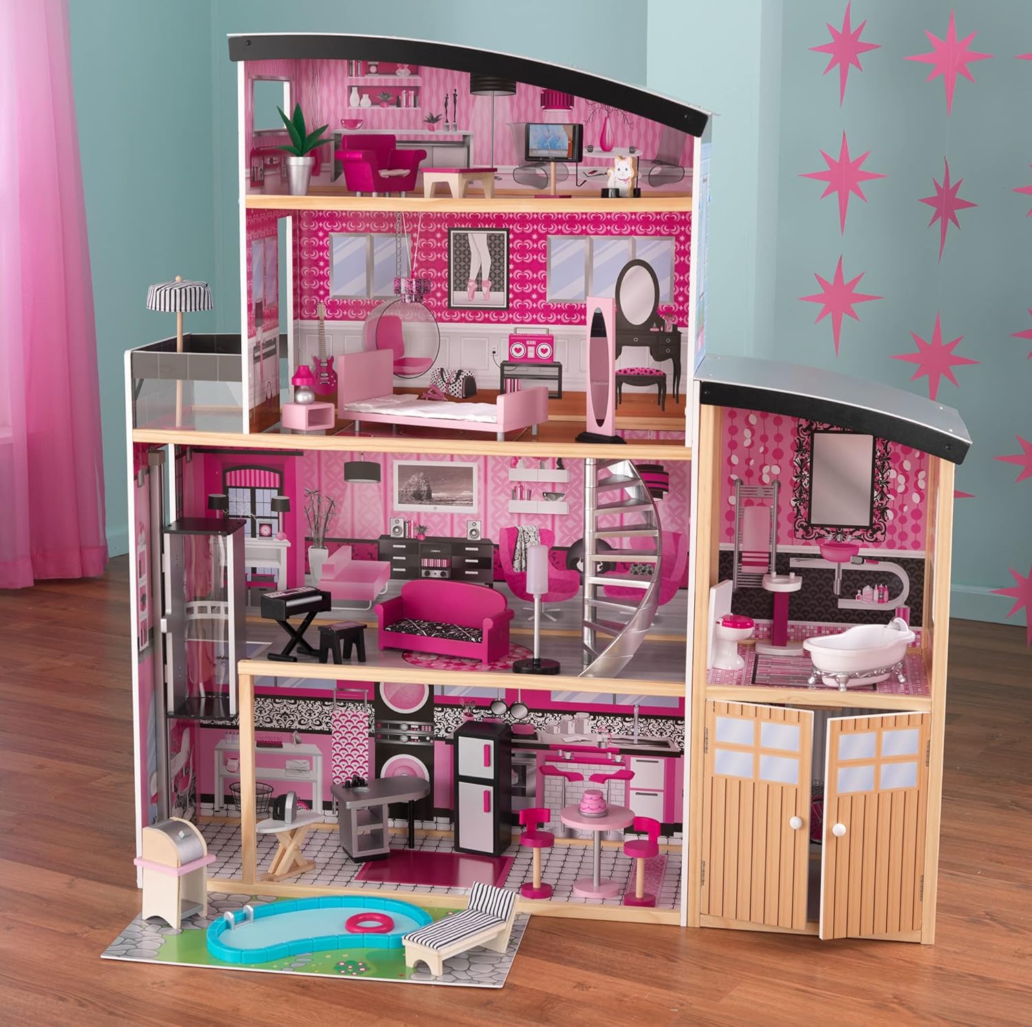 Kidkraft Sparkle Mansion Dollhouse - Colorland Toys
