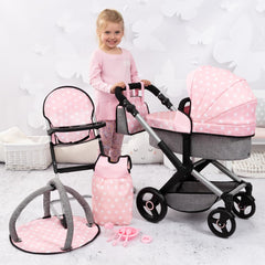 Dolls Pram Xeo 17030AB - Colorland Toys