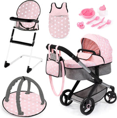 Dolls Pram Xeo 17030AB - Colorland Toys