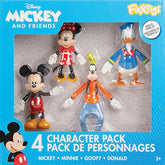 Flexfigs Mickey & Friends 4 Character Pack Asst TCG-55041 - Colorland Toys