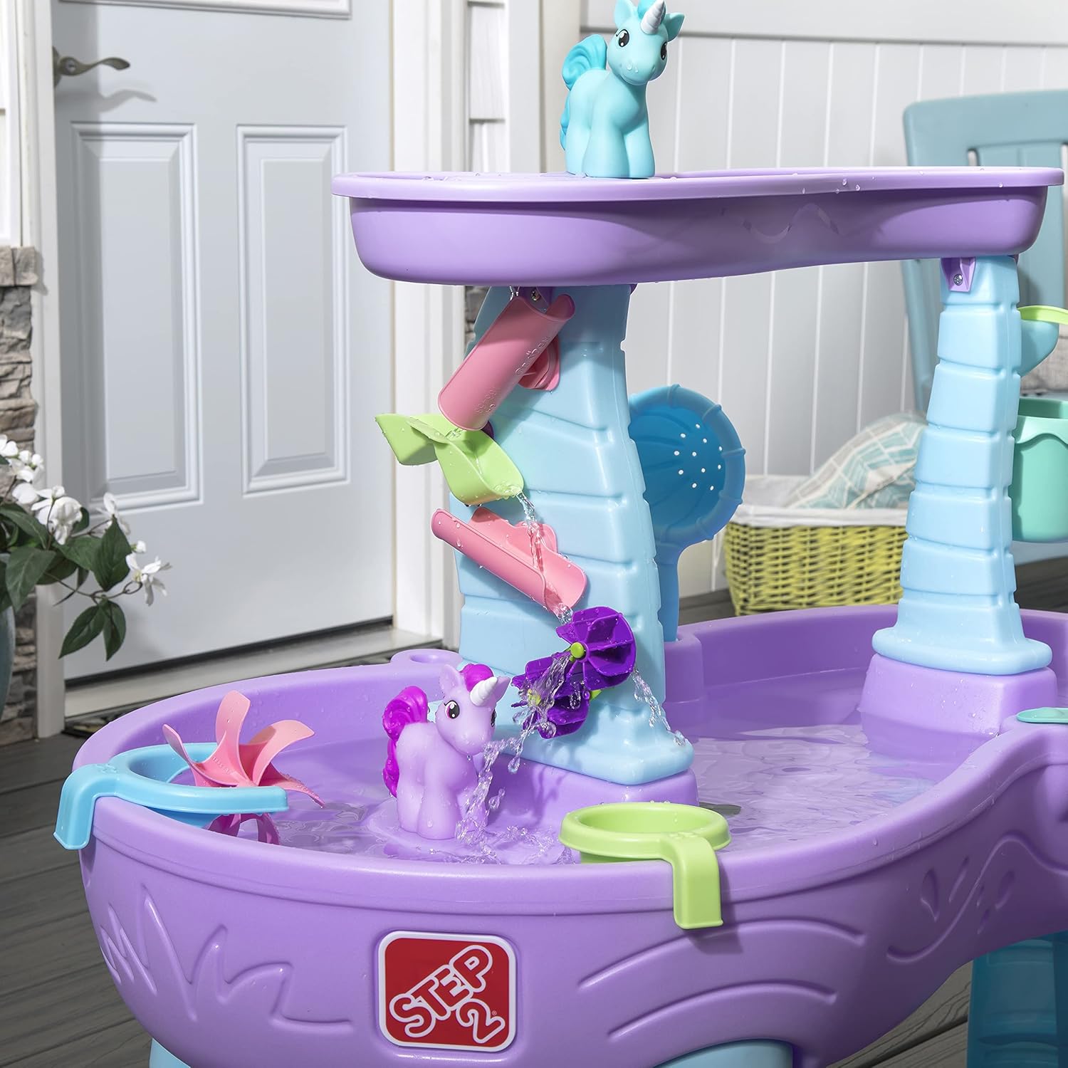 Step2 Rain Showers & Unicorn Water Table 487299 - Colorland Toys