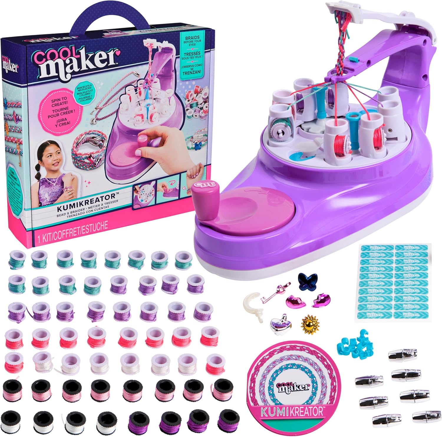 Cool Maker Kumi Kreator Bead & Braider 6064945 - Colorland Toys