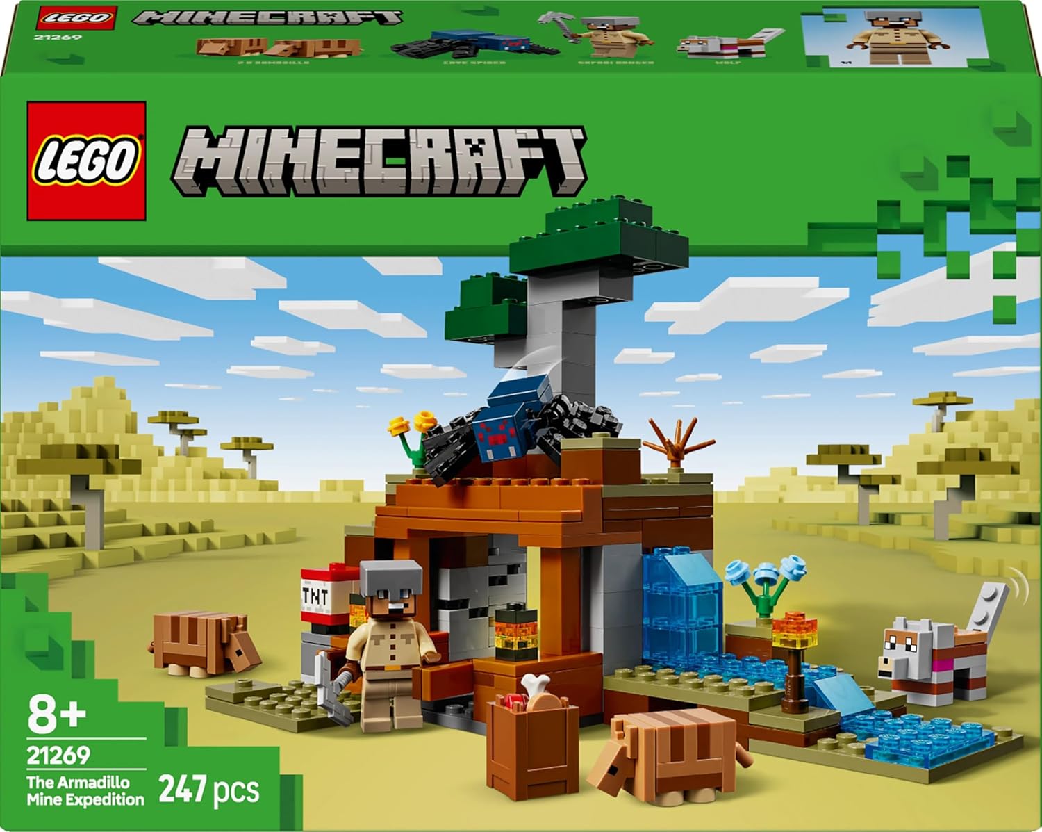 LEGO Minecraft The Armadillo Mine Expedition 6526778/21269 - Colorland Toys