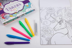 Hinkler Kaleidoscope Colouring Kit Unicorn Rainbows HK915994 - Colorland Toys