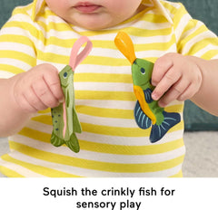 Fisher Price Squishseas Silicone Rattle Asstd.
